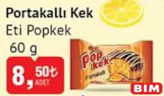 ETİ POPKEK PORTAKALLI KEK 60 G